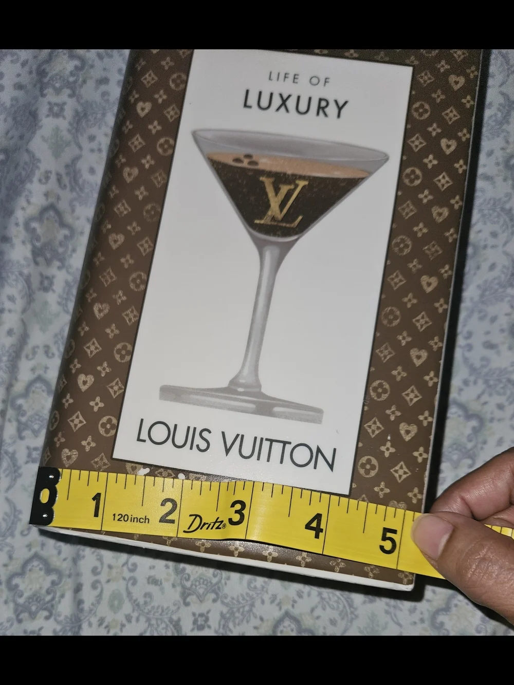 Luxury Style Ceramic Flower Vase Planter Decor – Faux Louis Vuitton Design 9